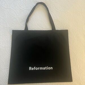 Reformation Classic Black Tote